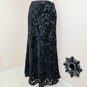 Silkland silk velvet skirt